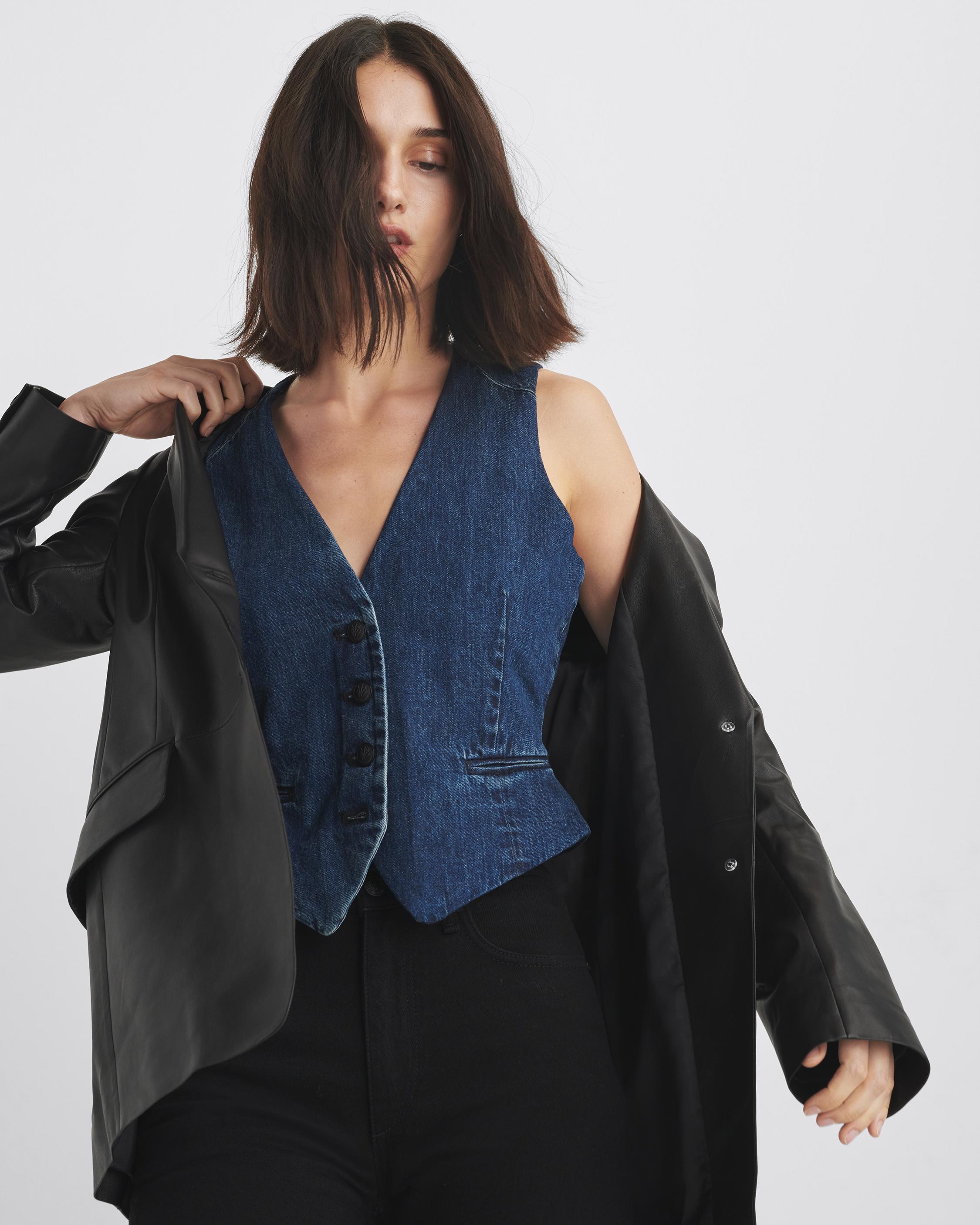 Priya Denim Vest